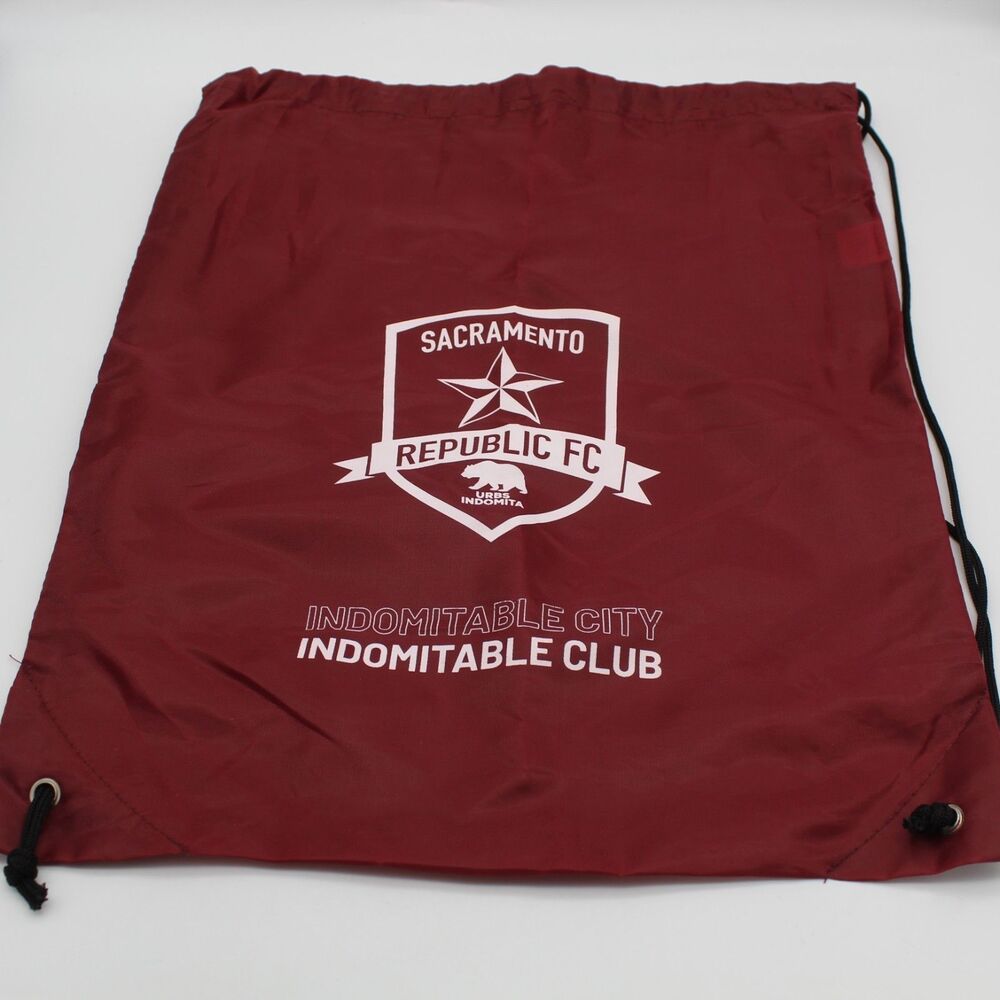 Sacramento Republic FC Indomitable City Club Drawstring Backpack Red & White